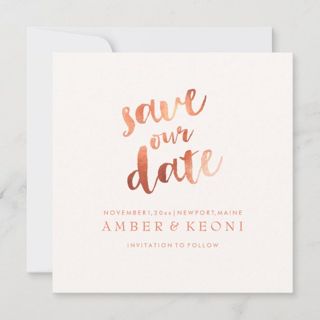 Save The Date PixDezines Enregistrer la date/le coucher du solei (Devant)