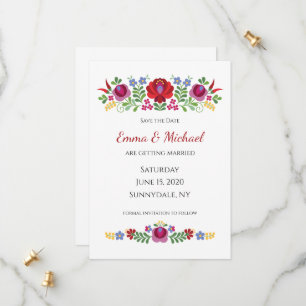 Save The Date Poivrons rouges design hongrois