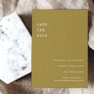 Save The Date Police de caractères de machine à écrire rétro min