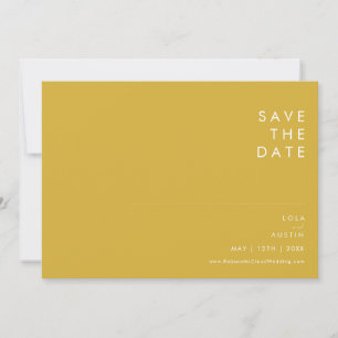 Save The Date Police Minimaliste Moderne Horizontale Enregistrer