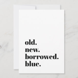 Save The Date Polices en gras minimaliste moderne et bleu d'orig