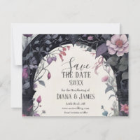 Porte de jardin fleuri rose gothique Pagan