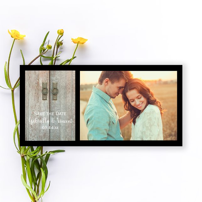 Save The Date Portes doubles ferme mariage Enregistrer la date (Créateur téléchargé)