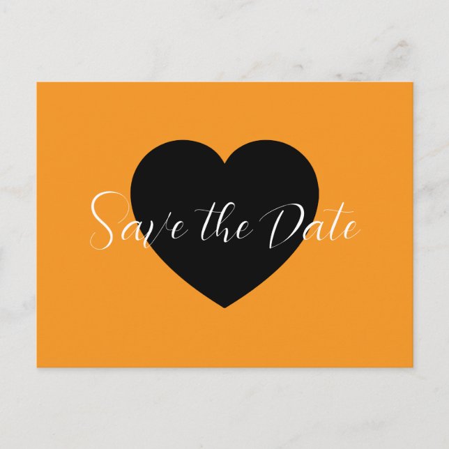 Save the date post card (Front)