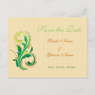 Save the date postal cards for weddings