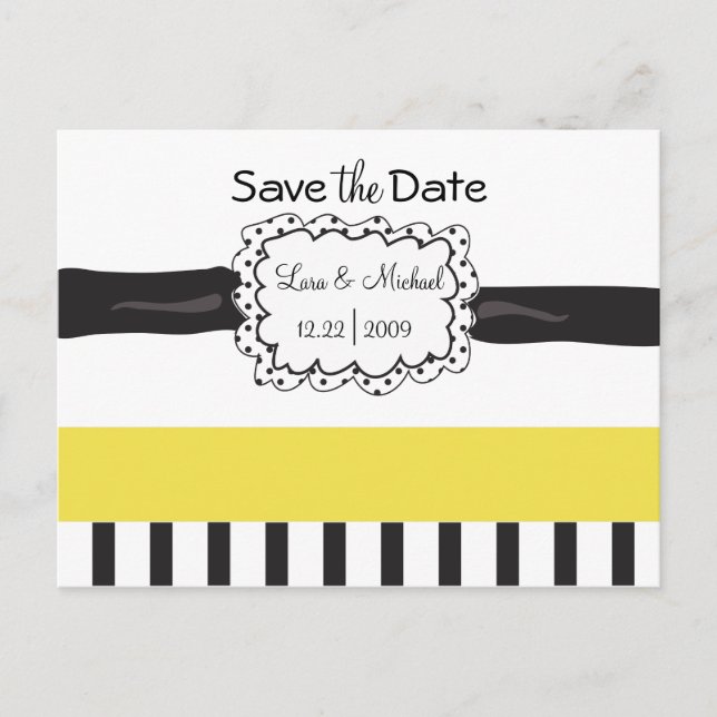 Save the date postcard (Front)