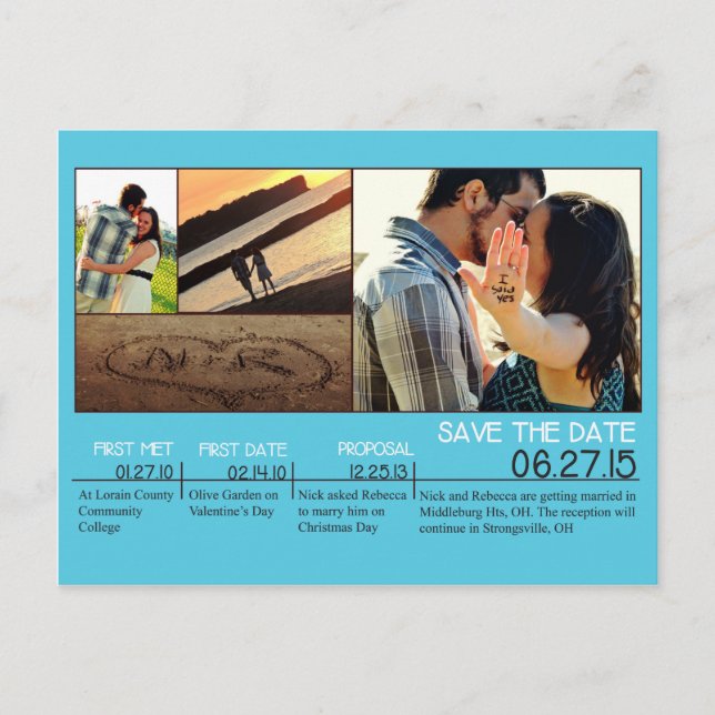 Save the Date Postcard (Front)