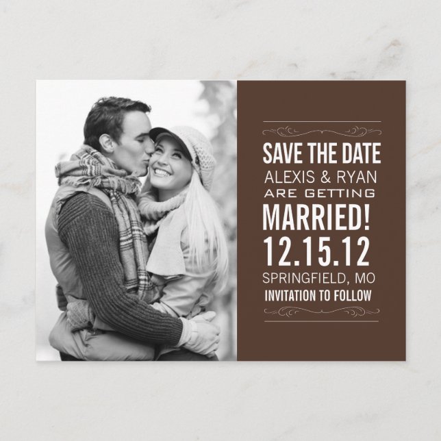 Save The Date Postcard (Front)