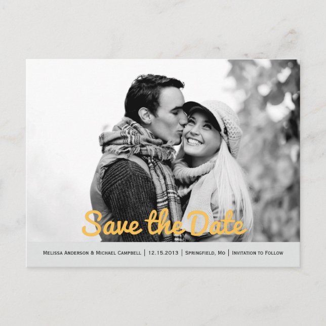Save The Date Postcard (Front)