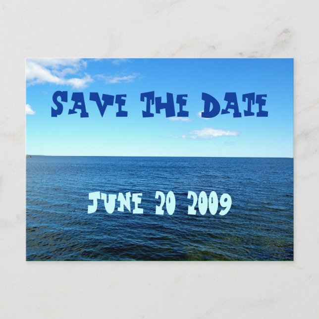 SAVE THE DATE Postcard (Front)