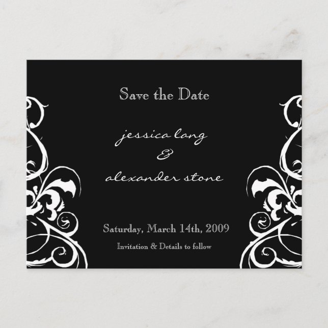 Save the Date Postcard (Front)