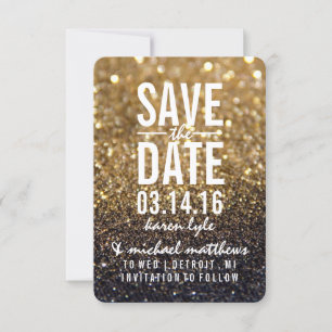 Save the Date/Postcard - Gold Lit Nite Date