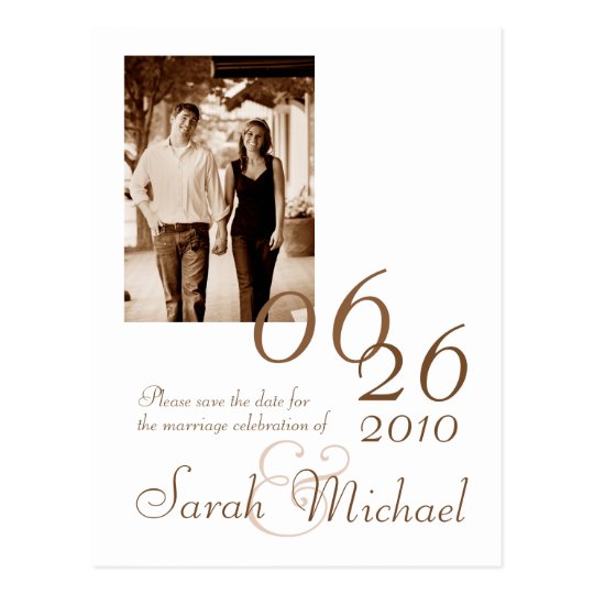Save the Date Postcard Photo 01
