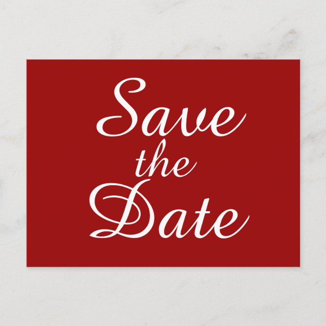 Save the Date - Postcard - Sharon Rhea (Front)