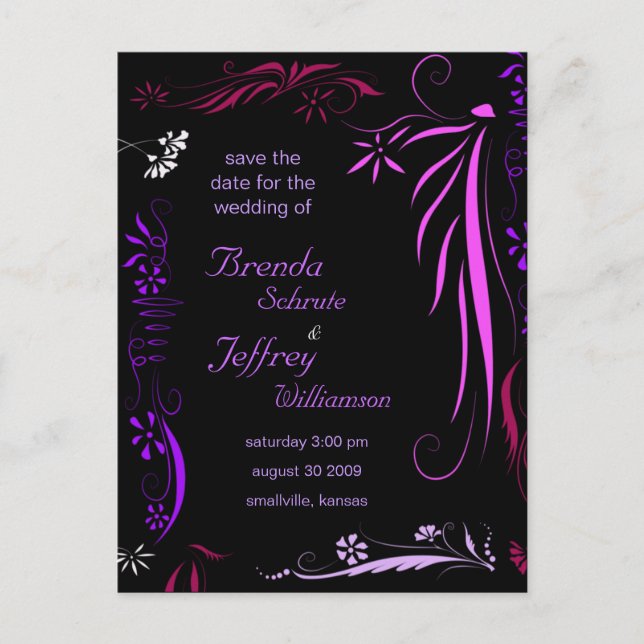 Save the Date Postcards (Front)