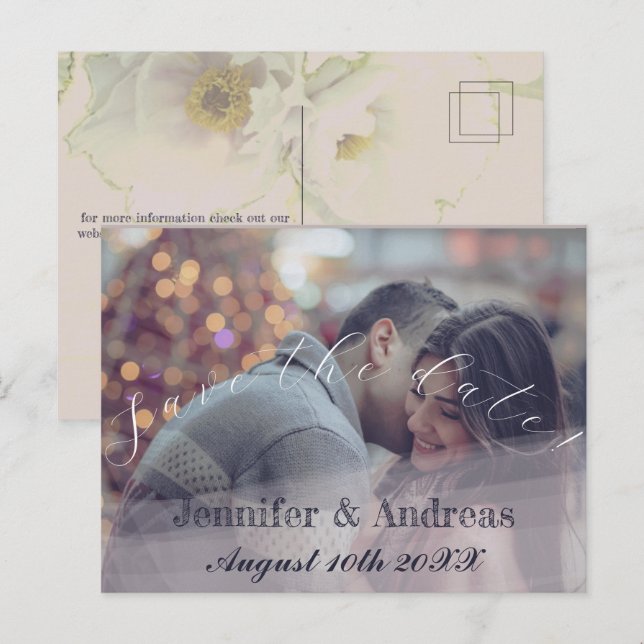 Save the Date Postcards (Front/Back)