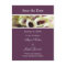 Save the date postcards, purple calla lillies