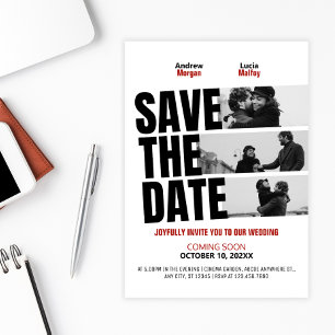 Save The Date poster de film mariage