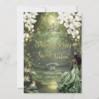 Princesse noire et Sage Grenouille Robe verte Swee