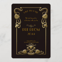 PromJunior, Grand Gatsby, Or, noir