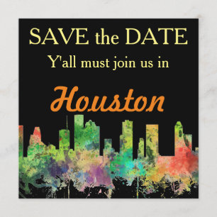 SAVE THE DATE PS D'HORIZON DE HOUSTON LE TEXAS -