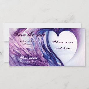 Save The Date Purple grunge