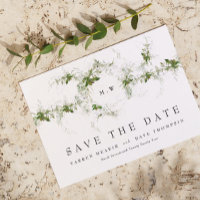 QR Code non-PHOTO Eucalyptus Monogramme Mariage