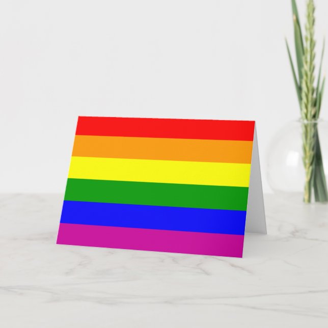 Save the Date/Rainbow Wedding/Gay Pride Announcement (Front)