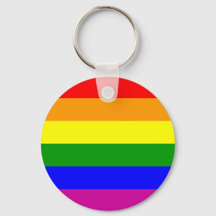 Save the Date/Rainbow Wedding/Gay Pride Keychain
