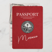 Red Maroc Passeport Enregistrer La Date