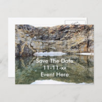Save The Date Reflections In Water