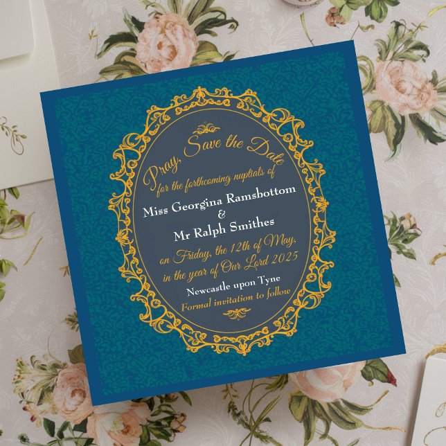 Save The Date Regency Style élégant regencycore élégant (Créateur téléchargé)