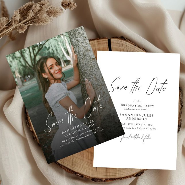 Save The Date Remise de diplôme au lycée de Modern Photo (Créateur téléchargé)