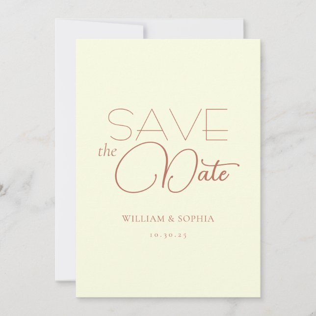 Save The Date Réservez la date (Devant)