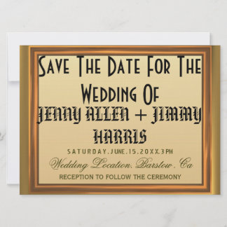 Save The Date Réservez la date
