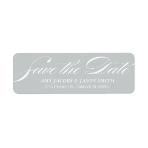 Save the Date Return Address Labels