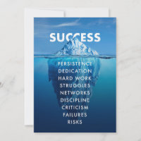 Réussite Iceberg Travail dur