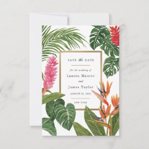 Save The Date Rêve tropical
