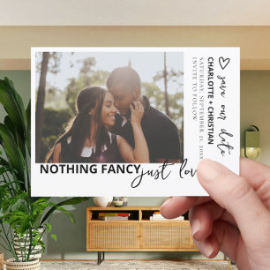 Save The Date Rien De fantaisiste Juste Amour Minimaliste