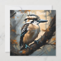 Rires de charme : Kookaburra dans peinture à huile