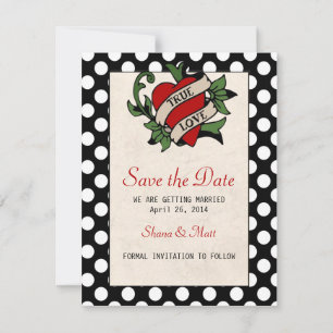 Save The Date Rockabilly Enregistrer la Date