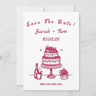 Save The Date Romantique Sauvez la date pour les Mariages et les