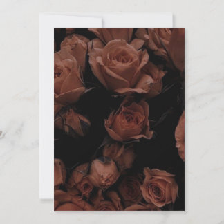 Save The Date - Rose Faded Invitation