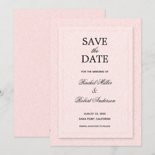 Save The Date Rose floral