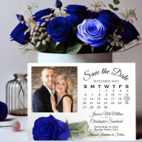 Rose Royal Bleu unique Calendrier et photo