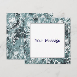 Save The Date Roses groupés/Turquoise foncé