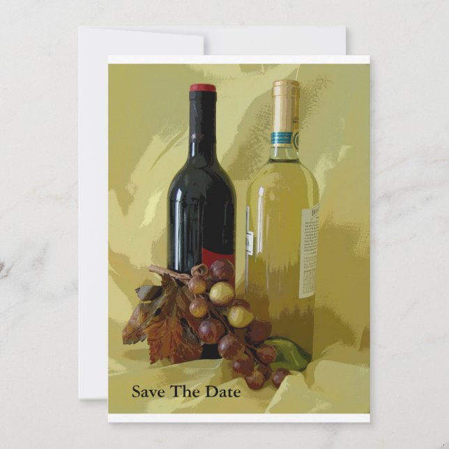 Save The Date Rouge ou blanc (Devant)