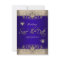 Save The Date Royal blue Wedding White Diamond Hea