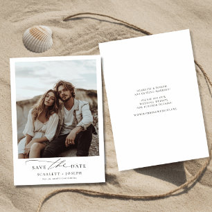Save The Date Rustique Boho Romantique minimaliste Mariage photo