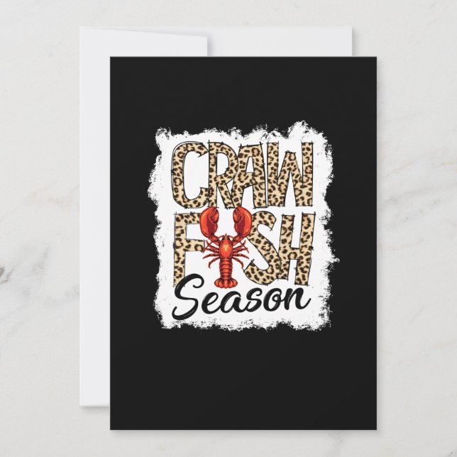 Save The Date Saison de l'écrevisse blanchie Ébullition de l'écr (Devant)